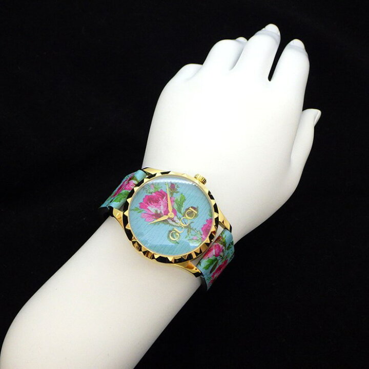 楽天市場】グッチ GUCCI 腕時計 Gタイムレス YA1264085/126.4 花  