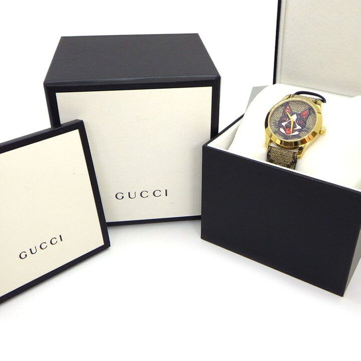楽天市場】グッチ GUCCI 腕時計 Gタイムレス ボスコ&オルソ YA1264057 