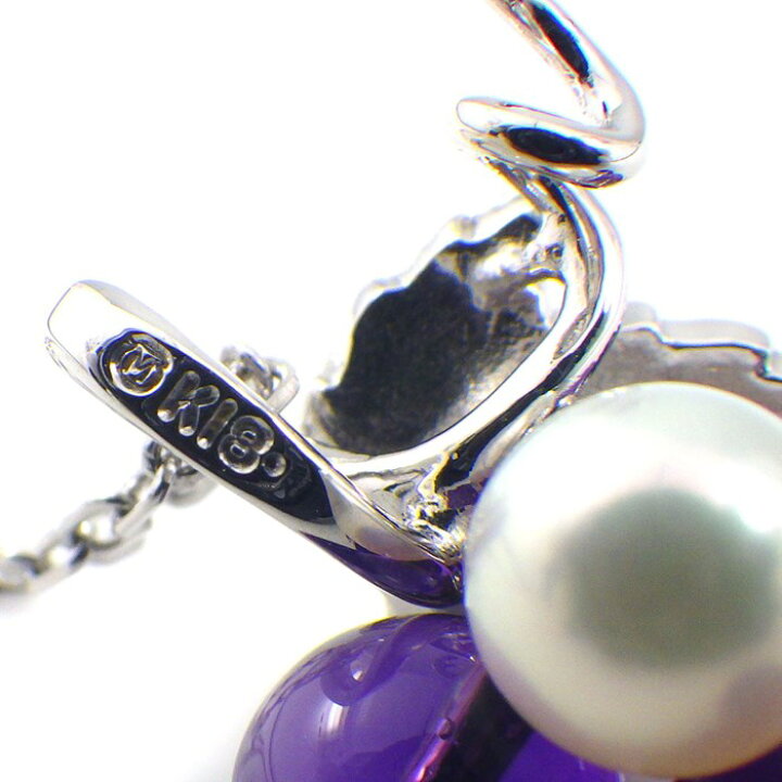 楽天市場】ミキモト MIKIMOTO ネックレス ブドウモチーフ グレープ  