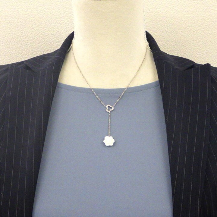 楽天市場】シャネル CHANEL ネックレス カメリア ダイヤモンド K18WG 