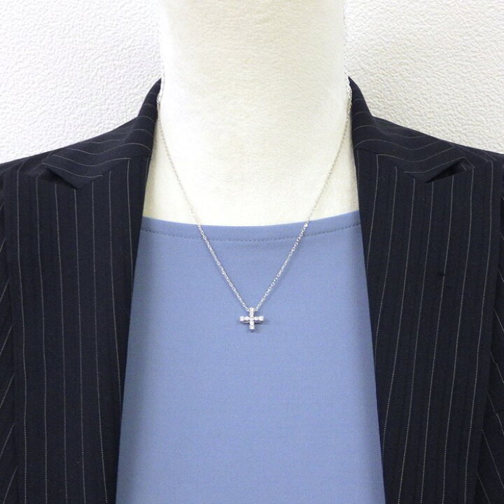楽天市場】ミキモト MIKIMOTO ネックレス クロスモチーフ 9ポイント 