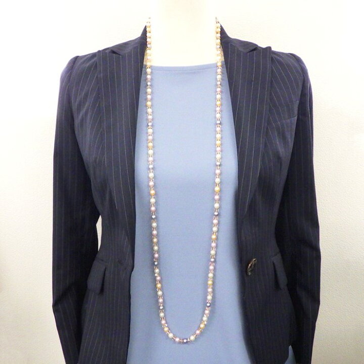 楽天市場】タサキ 田崎真珠 TASAKI ロングネックレス ヴァリエ マルチ 