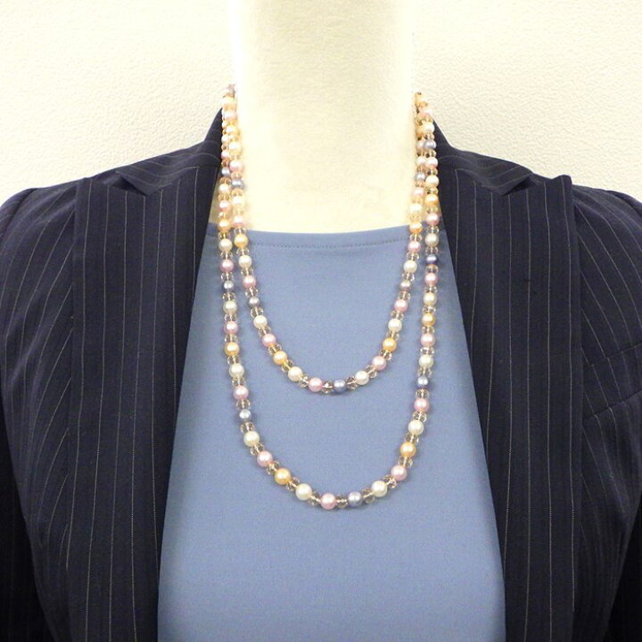 楽天市場】タサキ 田崎真珠 TASAKI ロングネックレス ヴァリエ マルチ  