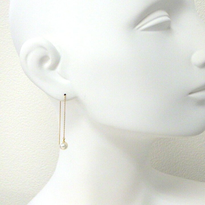 楽天市場】タサキ 田崎真珠 TASAKI ピアス スウィング ドロップ パール  