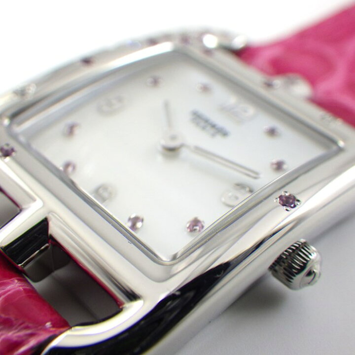 楽天市場】エルメス HERMES 腕時計 ケープコッド PM CC1.233 ピンク 