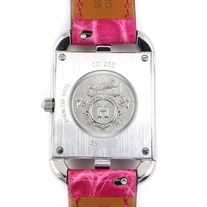 楽天市場】エルメス HERMES 腕時計 ケープコッド PM CC1.233 ピンク  