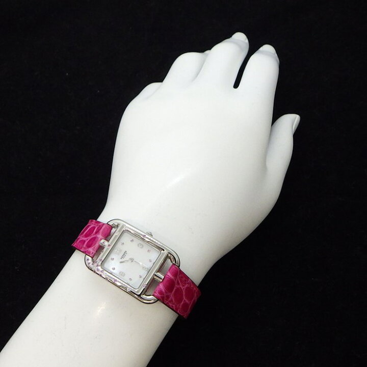 楽天市場】エルメス HERMES 腕時計 ケープコッド PM CC1.233 ピンク  