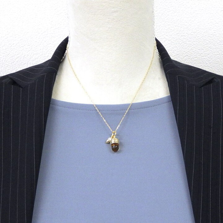 楽天市場】ミキモト MIKIMOTO ネックレス ドングリモチーフ シトリン 