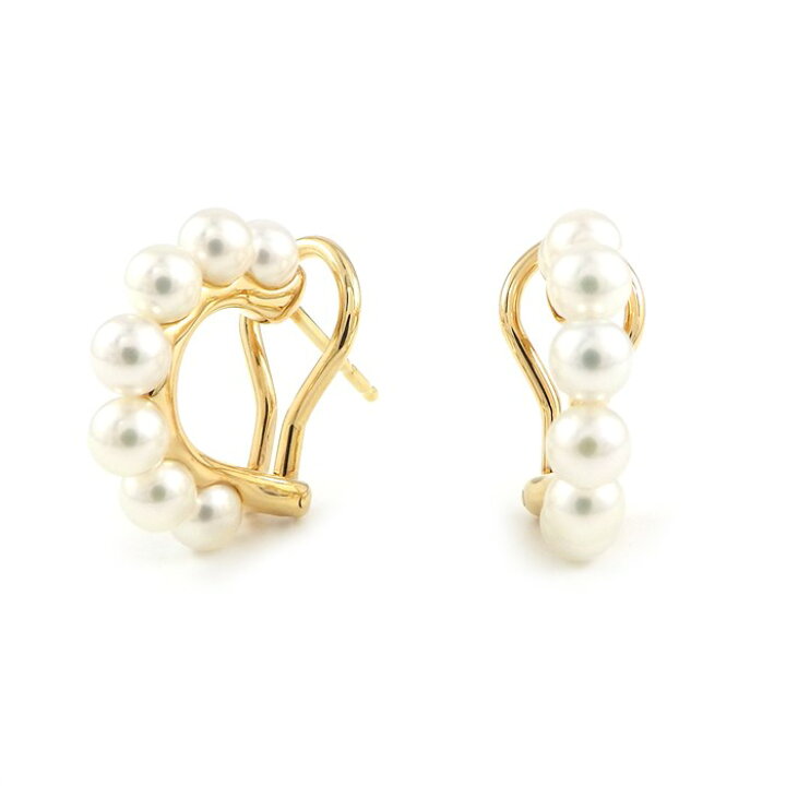 楽天市場】ミキモト MIKIMOTO ピアス ベビー パール 3.6mm珠 K18YG 