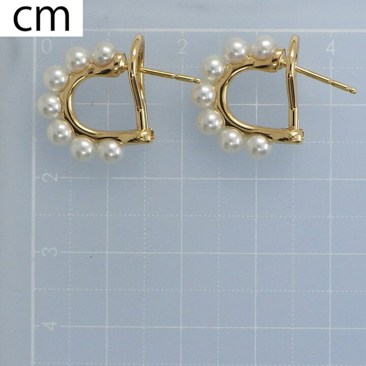 楽天市場】ミキモト MIKIMOTO ピアス ベビー パール 3.6mm珠 K18YG 