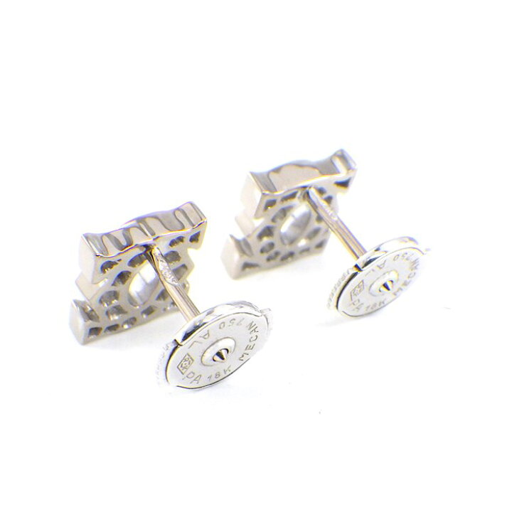 楽天市場】カルティエ Cartier ピアス アントルラセ 2C C2 ロゴ  