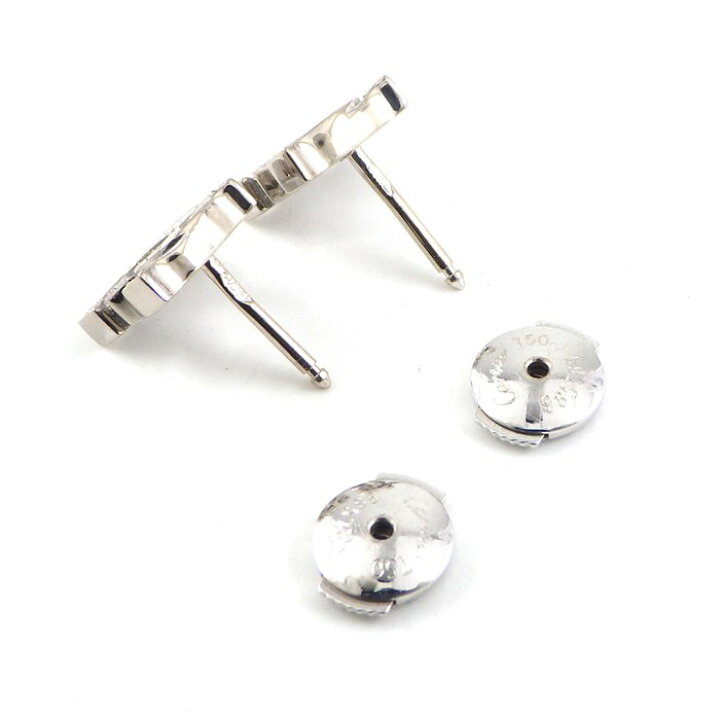 楽天市場】カルティエ Cartier ピアス アントルラセ 2C C2 ロゴ 