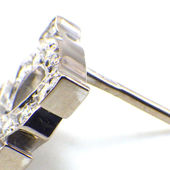 楽天市場】カルティエ Cartier ピアス アントルラセ 2C C2 ロゴ  