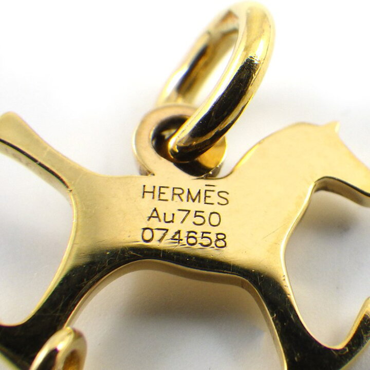 楽天市場】エルメス HERMES ペンダントトップ ダダ ロッキングホース 1 