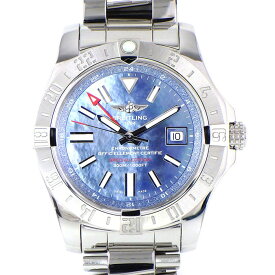 ブライトリング Breitling 腕時計 アベンジャー2 GMT A3239011/C930 カレンダー ブルーシェル文字盤 日本限定モデル SS 自動巻き 【箱・保付き】 【中古】