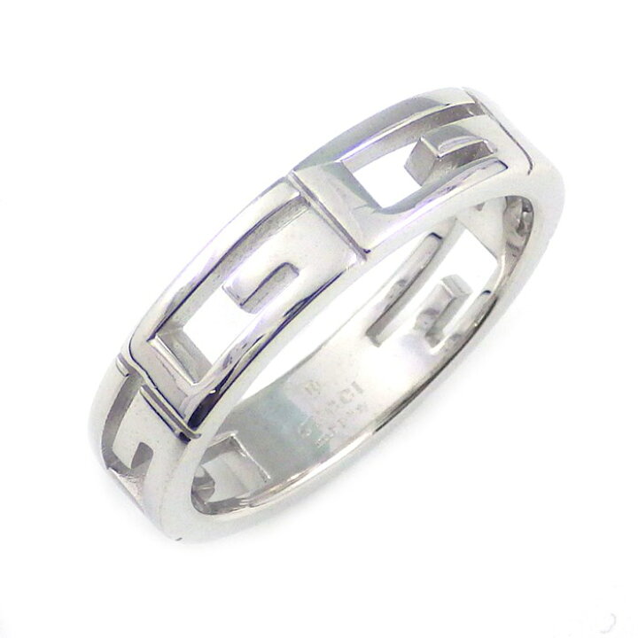 楽天市場】グッチ GUCCI リング マルチプル G ロゴ K18WG 13.5号 / #14  