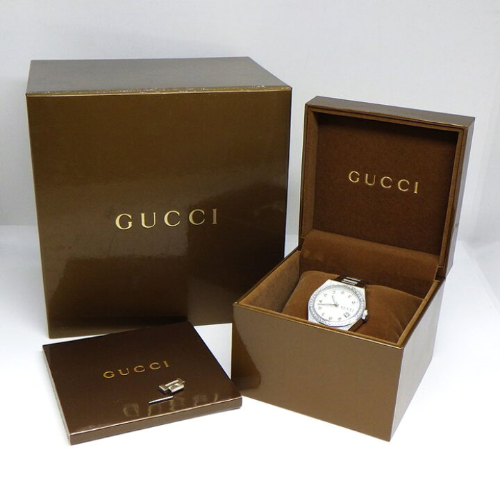 楽天市場】グッチ GUCCI 腕時計 パンテオン YA115404 ダイヤベゼル 10 