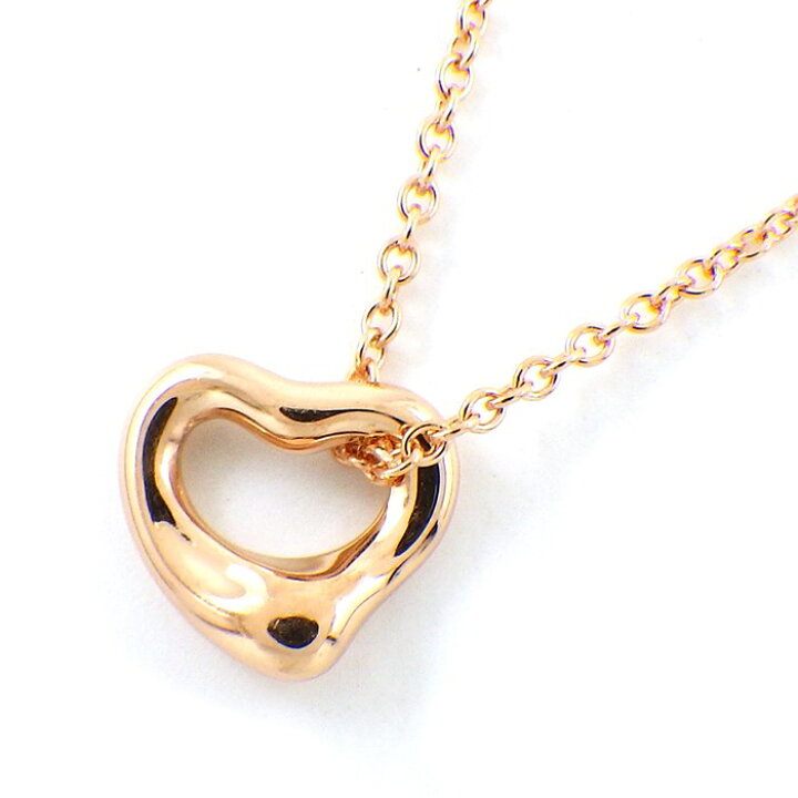 楽天市場】ティファニー Tiffany & Co. ネックレス オープンハート 7mm  