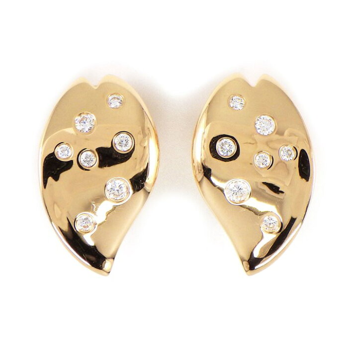 タサキ TASAKI ダイヤ 0.16/0.16ct イヤリング K18 WG ホワイト  