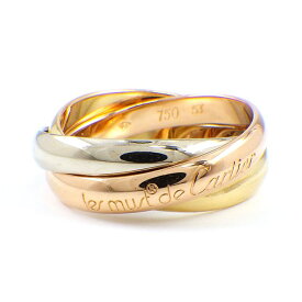 カルティエ Cartier リング トリニティ K18PG K18WG K18YG 13号 / #53 【中古】