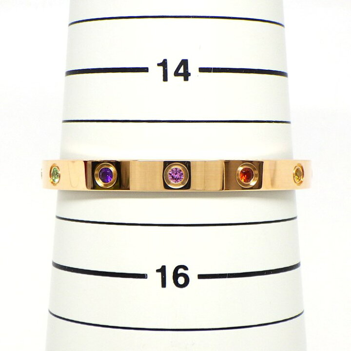楽天市場】カルティエ Cartier ブレスレット ラブブレス マルチカラー 