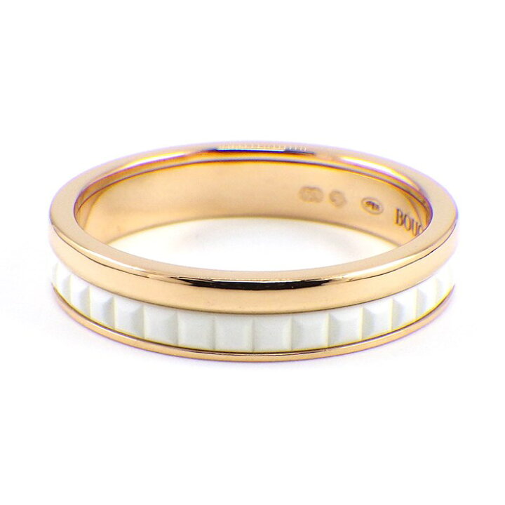 楽天市場】ブシュロン BOUCHERON リング キャトル ホワイト ハーフ 