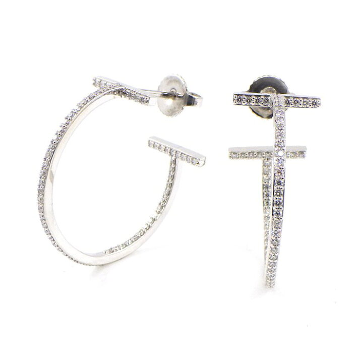 楽天市場】ティファニー Tiffany & Co. ピアス T ワイヤー フープ 