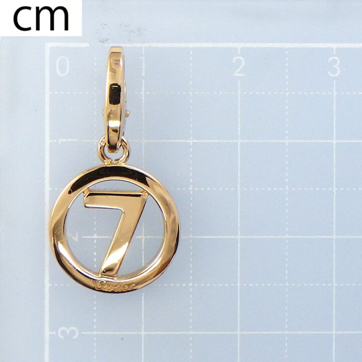 楽天市場】カルティエ Cartier チャーム ペンダントトップ ナンバー 7 