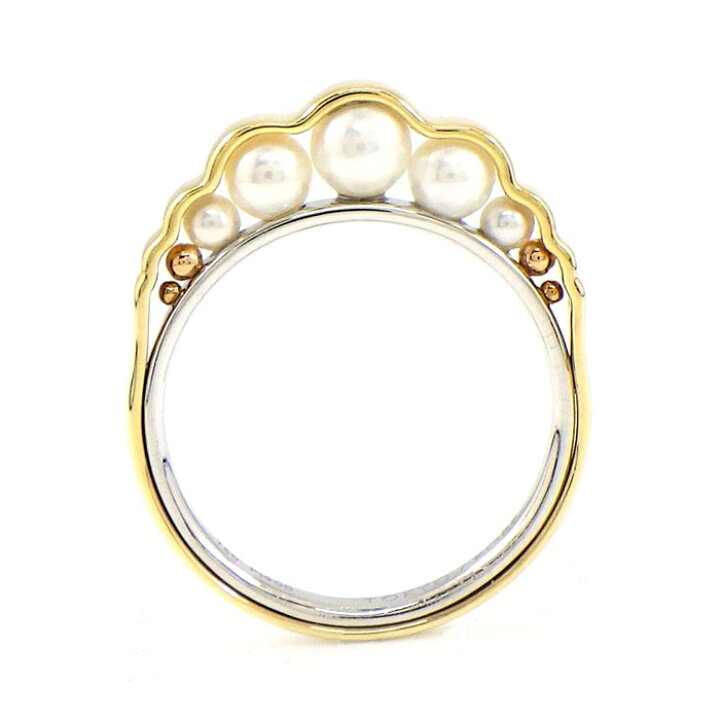 楽天市場】タサキ 田崎真珠 TASAKI リング リキッドスカルプチャー 5 