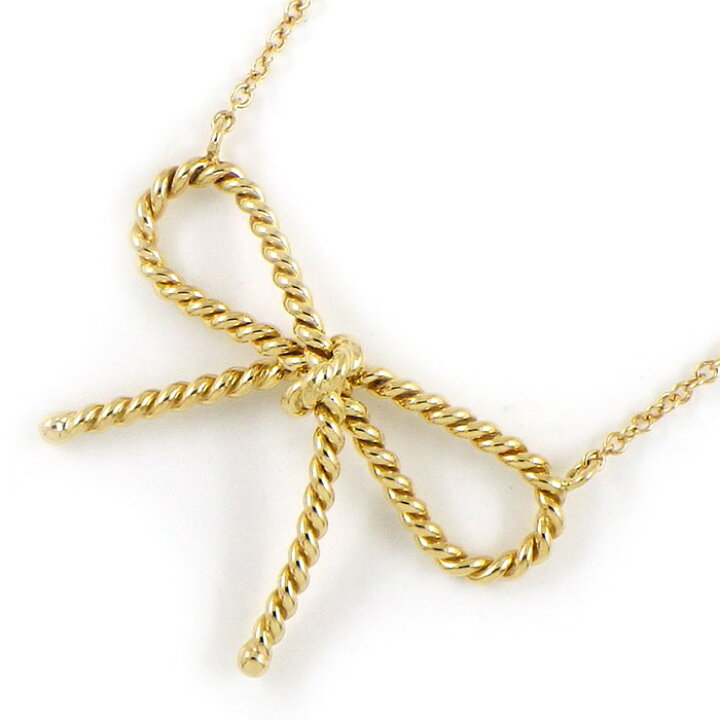 楽天市場】ティファニー Tiffany & Co. ネックレス ボウ ツイスト  