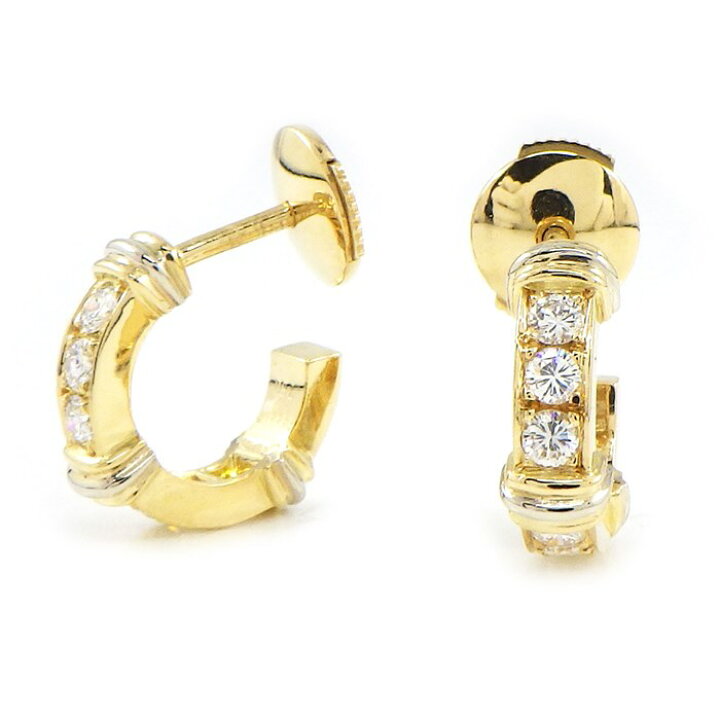 楽天市場】カルティエ Cartier ピアス コンテッサ フープ ダイヤモンド  