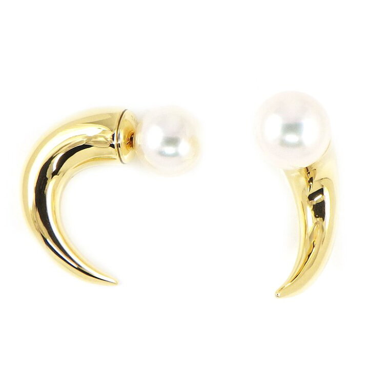 TASAKI リファインド リベリオン ホーン 18金YG ピアス