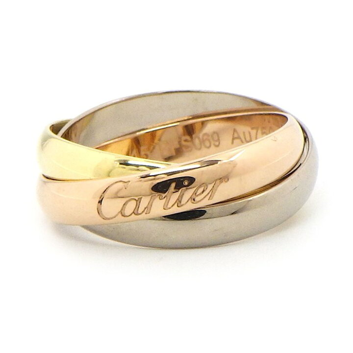 楽天市場】カルティエ Cartier ピンキーリング トリニティ SM スモール 
