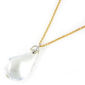 ティファニー Tiffany & Co. ネックレス ティアドロップ ロッククリスタル K18YG 【中古】