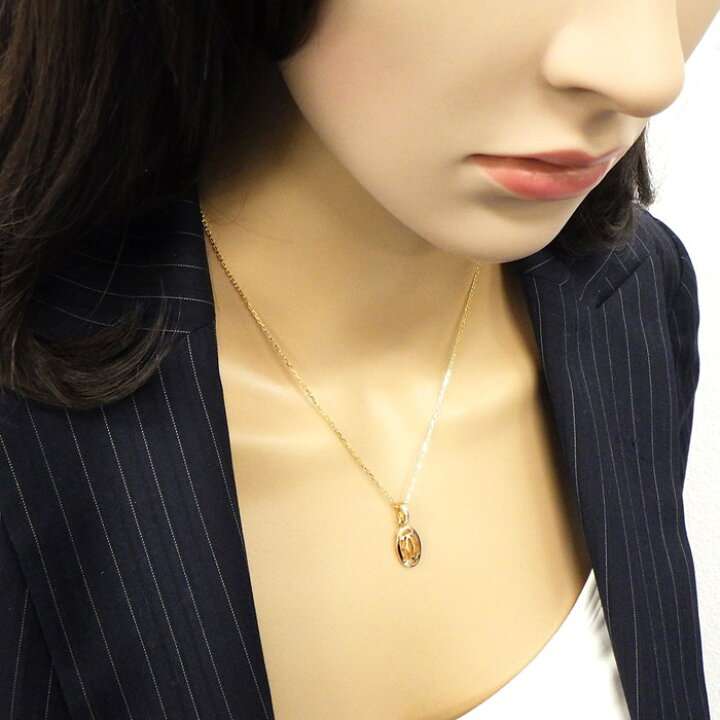楽天市場】カルティエ Cartier ネックレス ロゴ ドゥーブル C2 2C 5  