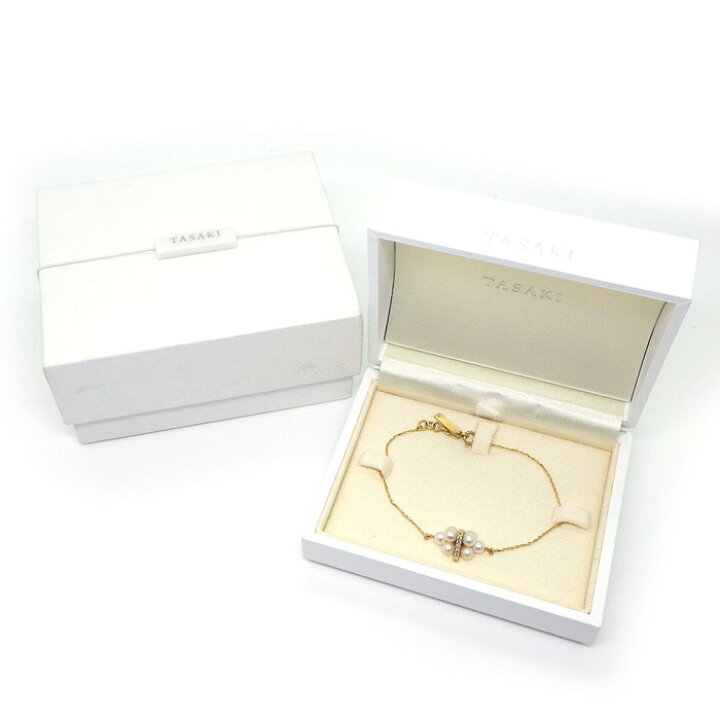 楽天市場】タサキ 田崎真珠 TASAKI ブレスレット ピラミッド パール  