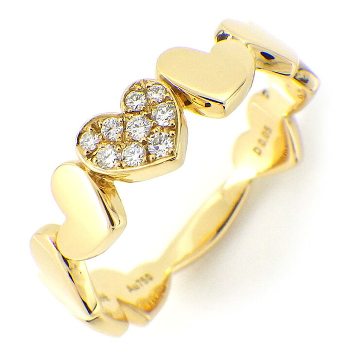 楽天市場】アーカー AHKAH リング アンハートパヴェミディ  