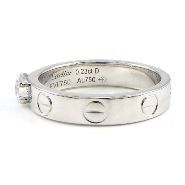 楽天市場】カルティエ Cartier リング ラブ ソリテール ソリティア  