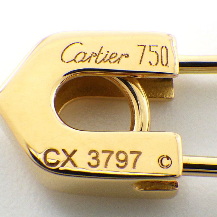 楽天市場】カルティエ Cartier ブローチ アントルラセ C2 2C ピン 