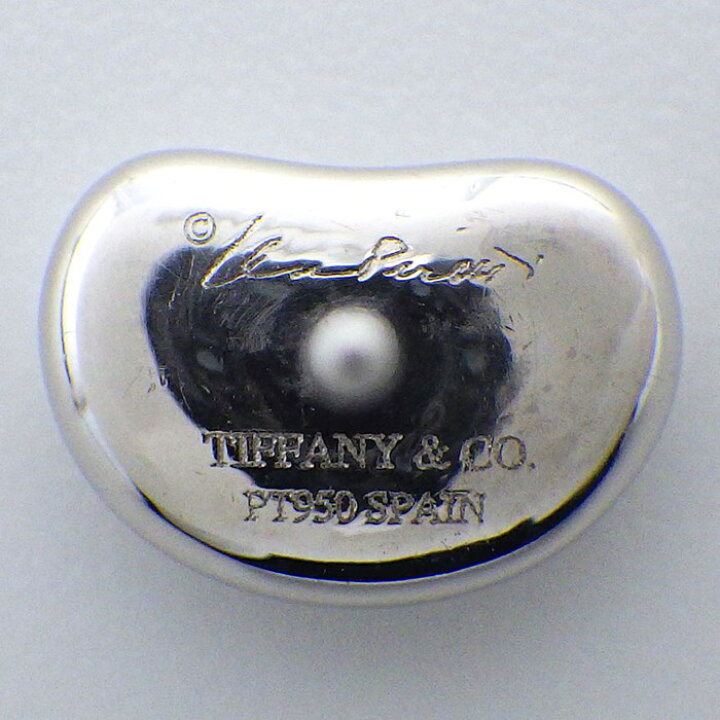 TIFFANY&Co. ダイヤモンド ピアス Pt950 ペアシェイプ 3石 