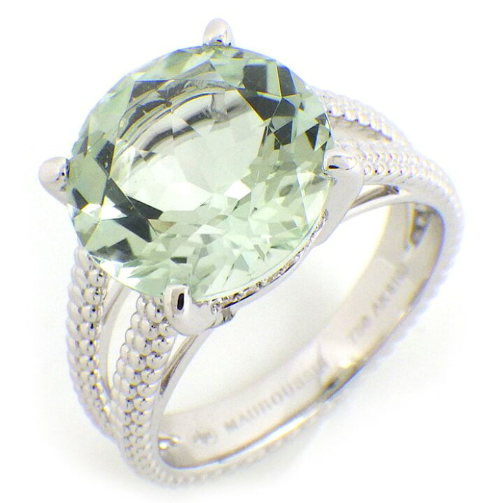 楽天市場】モーブッサン MAUBOUSSIN リング 1ポイント グリーン  