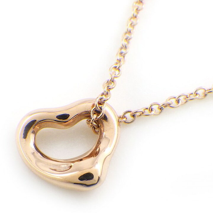 楽天市場】ティファニー Tiffany & Co. ネックレス オープン ハート 幅  