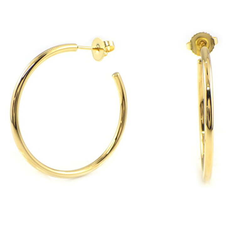 楽天市場】ティファニー Tiffany & Co. ピアス フープ K18YG 【中古 