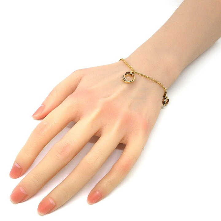 楽天市場】カルティエ Cartier ブレスレット ベビー トリニティ 4  