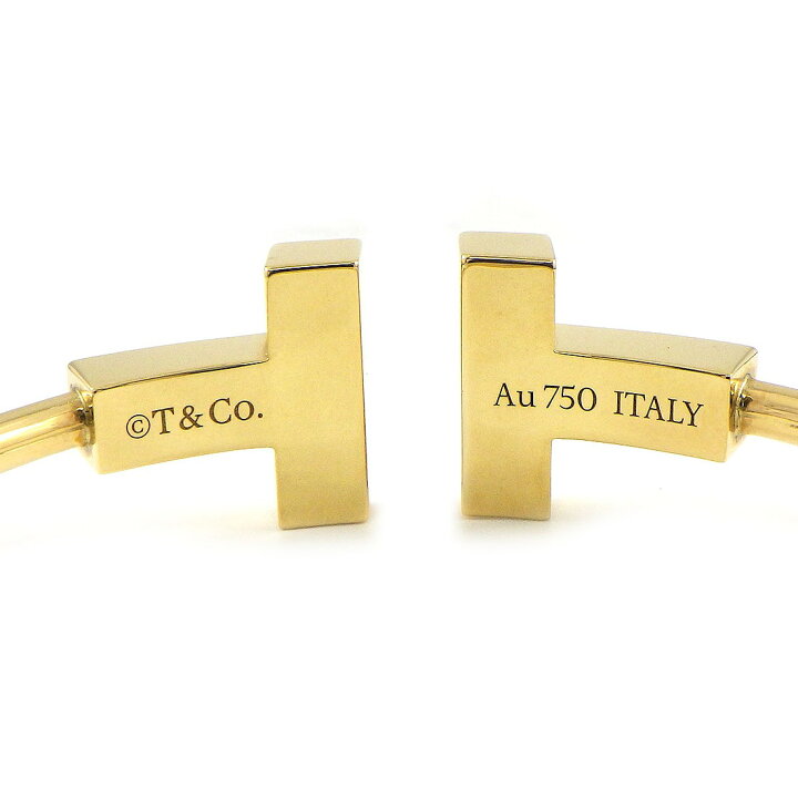 楽天市場】ティファニー Tiffany & Co. バングル Tワイド ワイヤー  