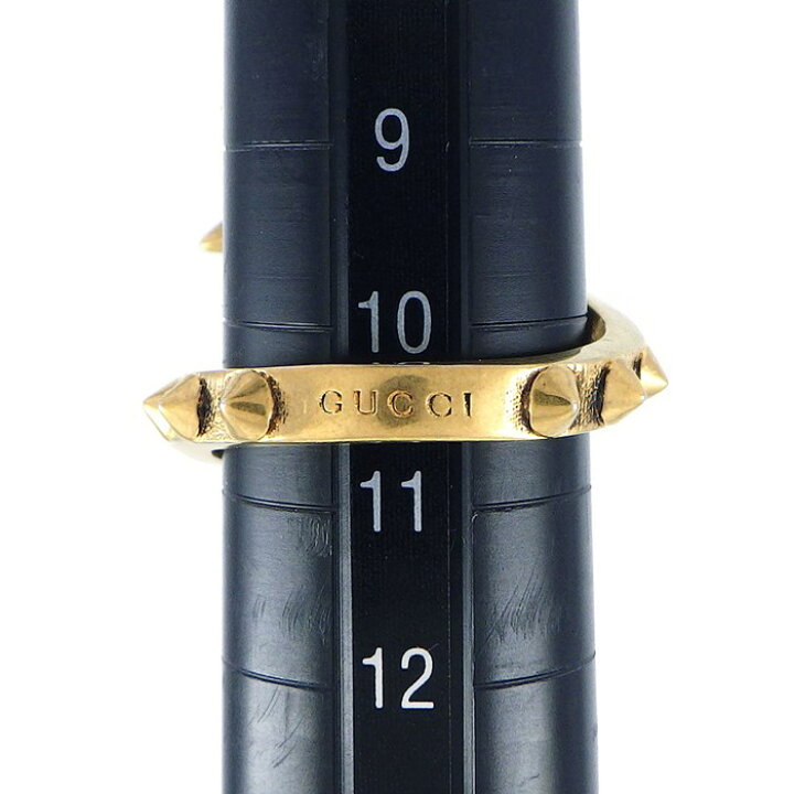 楽天市場】グッチ GUCCI リング ダブル ボール スパイク スタッズ GG 