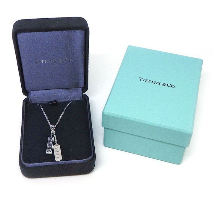 楽天市場】ティファニー Tiffany & Co. ネックレス 1837 ダブル バー  
