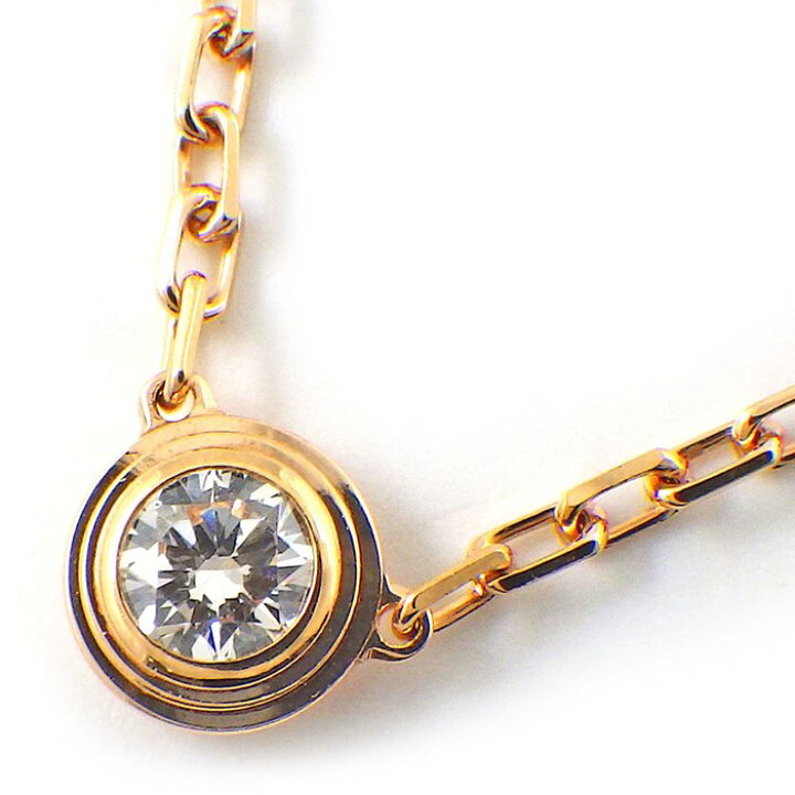 楽天市場】カルティエ Cartier ネックレス ダムール XS B7224516  