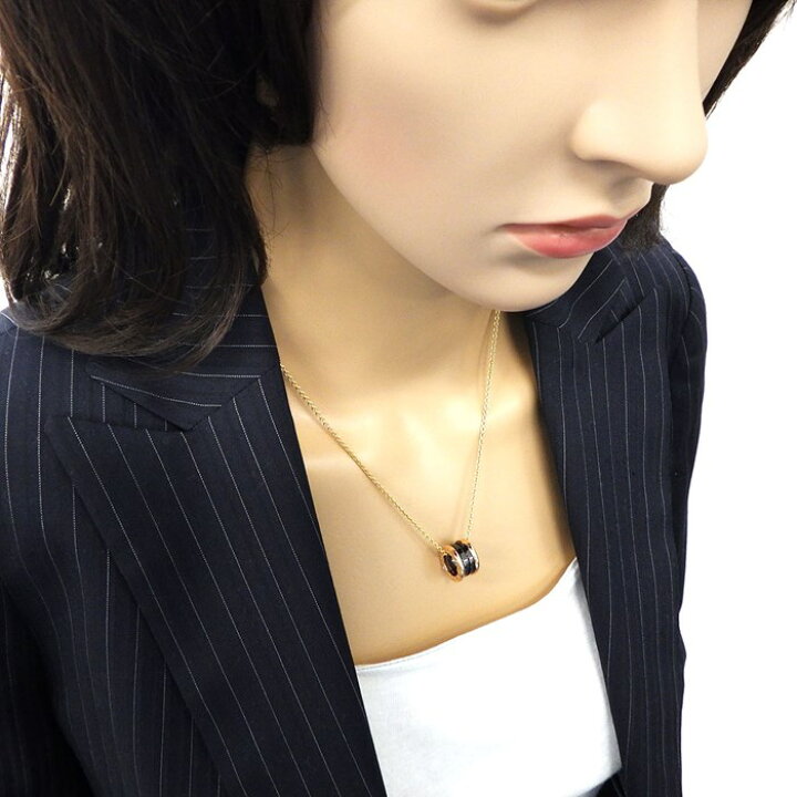 楽天市場】ブルガリ BVLGARI ネックレス B-zero1 ビーゼロワン K18PG 