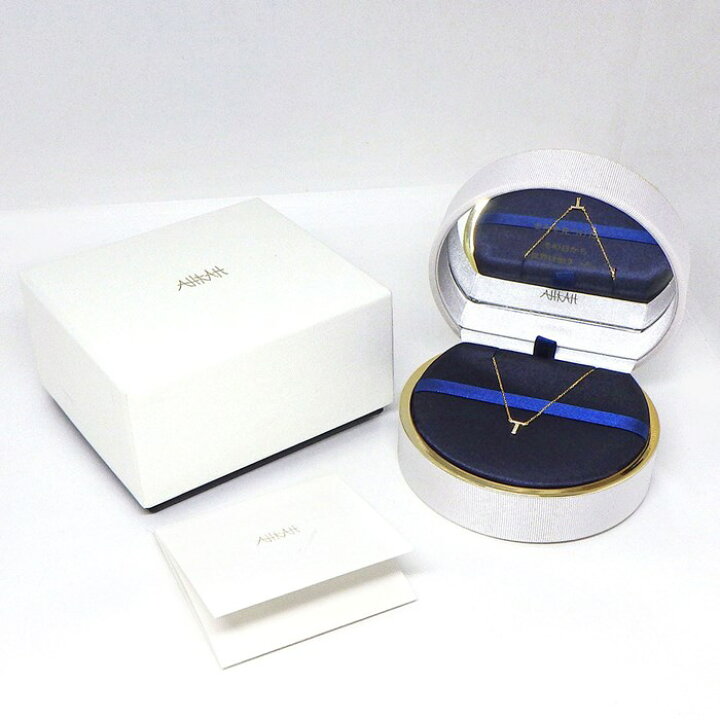 楽天市場】アーカー AHKAH ネックレス プルミエトワール イニシャル T 